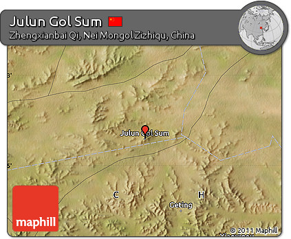 Satellite Map of Julun Gol Sum