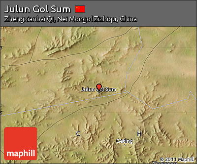 Satellite Map of Julun Gol Sum