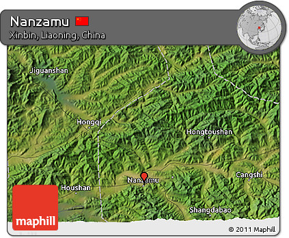 Satellite 3D Map of Nanzamu