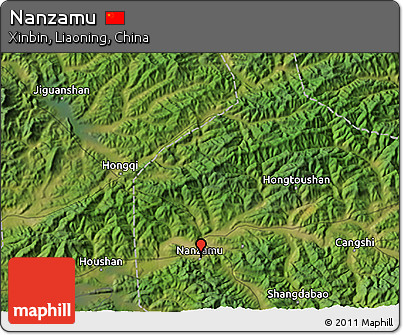Satellite 3D Map of Nanzamu