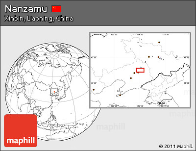 Blank Location Map of Nanzamu