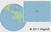 Savanna Style Location Map of the area around 42° 9' 30" N, 133° 22' 30" W