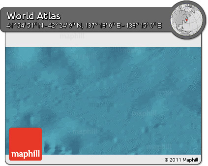 Satellite 3D Map of the Area around 42° 9' 30" N, 137° 46' 30" E