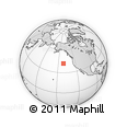 Outline Map of the Area around 42° 9' 30" N, 141° 1' 30" W, rectangular outline