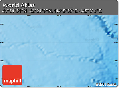 Physical Map of the Area around 42° 9' 30" N, 144° 34' 29" E