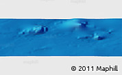 Physical Panoramic Map of the area around 42° 9' 30" N, 157° 19' 29" E