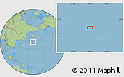 Savanna Style Location Map of the area around 42° 9' 30" N, 159° 1' 30" E