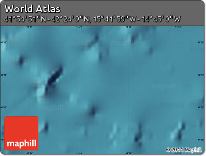 Satellite Map of the Area around 42° 9' 30" N, 15° 13' 29" W
