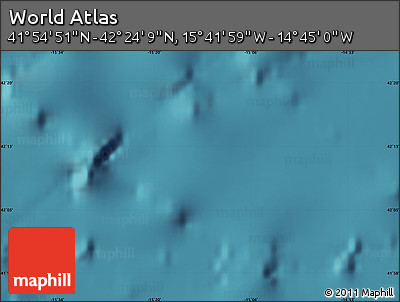 Satellite Map of the Area around 42° 9' 30" N, 15° 13' 29" W