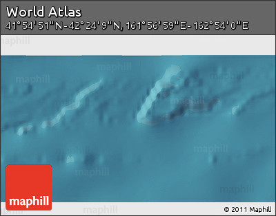 Satellite 3D Map of the Area around 42° 9' 30" N, 162° 25' 30" E