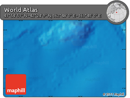 Physical Map of the Area around 42° 9' 30" N, 163° 16' 30" E