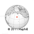 Outline Map of the Area around 42° 9' 30" N, 163° 7' 30" W, rectangular outline