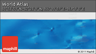 Physical Panoramic Map of the Area around 42° 9' 30" N, 166° 40' 30" E