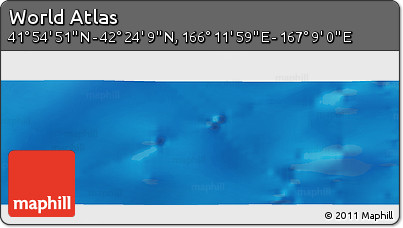 Physical Panoramic Map of the Area around 42° 9' 30" N, 166° 40' 30" E