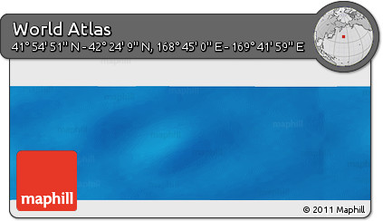 Physical Panoramic Map of the Area around 42° 9' 30" N, 169° 13' 29" E