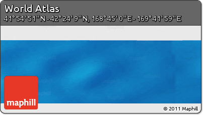 Physical Panoramic Map of the Area around 42° 9' 30" N, 169° 13' 29" E