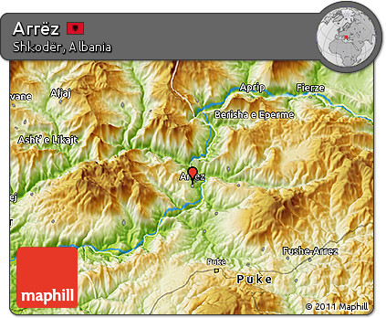 Physical 3D Map of Arrëz