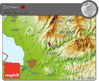 Physical 3D Map of Domën