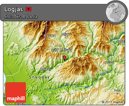 Physical 3D Map of Logjas