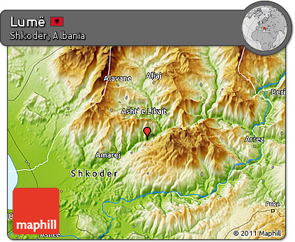 Physical 3D Map of Lumë