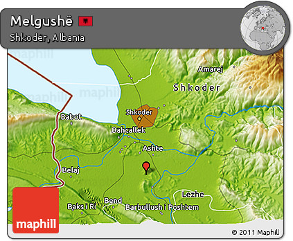 Physical 3D Map of Melgushë