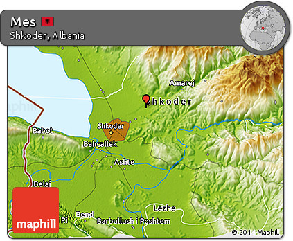 Physical 3D Map of Mes