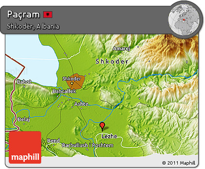 Physical 3D Map of Paçram