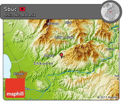 Physical 3D Map of Sbuc