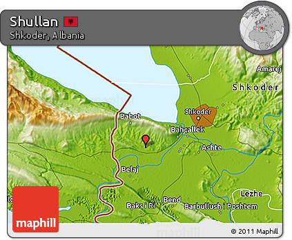 Physical 3D Map of Shullan