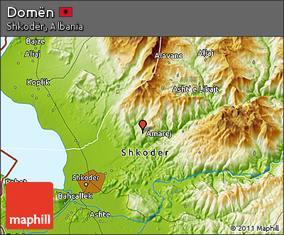 Physical 3D Map of Domën