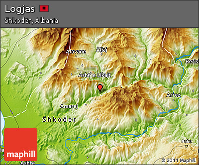 Physical 3D Map of Logjas