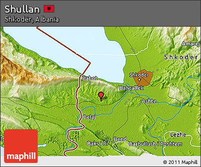 Physical 3D Map of Shullan