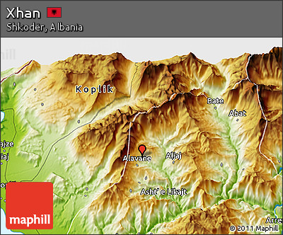 Physical 3D Map of Xhan