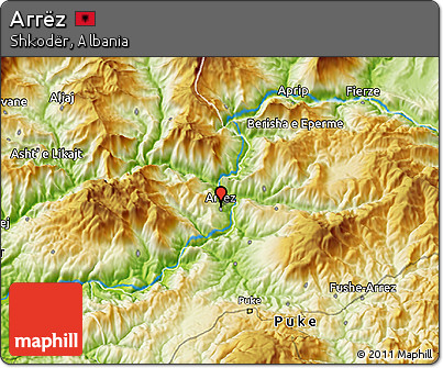 Physical 3D Map of Arrëz