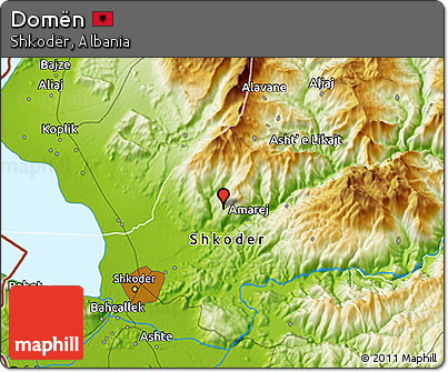Physical 3D Map of Domën
