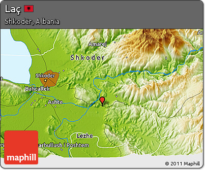 Physical 3D Map of Laç