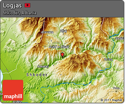 Physical 3D Map of Logjas