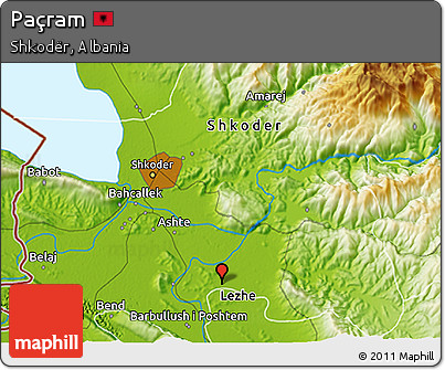 Physical 3D Map of Paçram