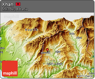 Physical 3D Map of Xhan