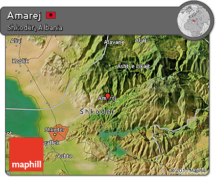 Satellite 3D Map of Amarej