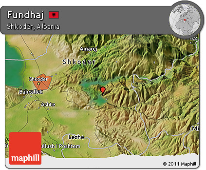 Satellite 3D Map of Fundhaj