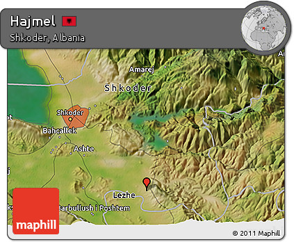 Satellite 3D Map of Hajmel