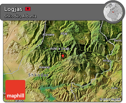 Satellite 3D Map of Logjas