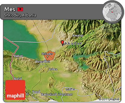 Satellite 3D Map of Mes