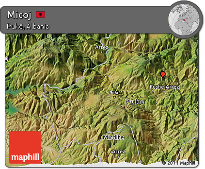 Satellite 3D Map of Micoj