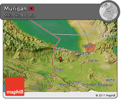 Satellite 3D Map of Muriqan