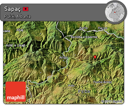 Satellite 3D Map of Sapaç