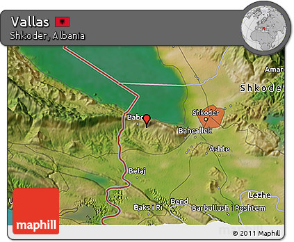 Satellite 3D Map of Vallas
