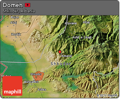 Satellite 3D Map of Domën