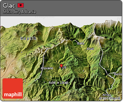 Satellite 3D Map of Glac